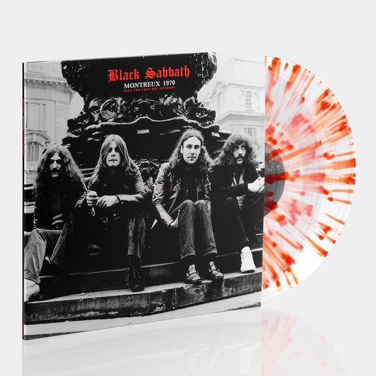 BLACK SABBATH -Montreux 1970 & Lost BBC Sessions Limited Edition Import, Clear & Red Splatter Vinyl LP