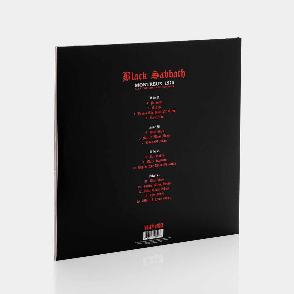 BLACK SABBATH -Montreux 1970 & Lost BBC Sessions Limited Edition Import, Clear & Red Splatter Vinyl LP