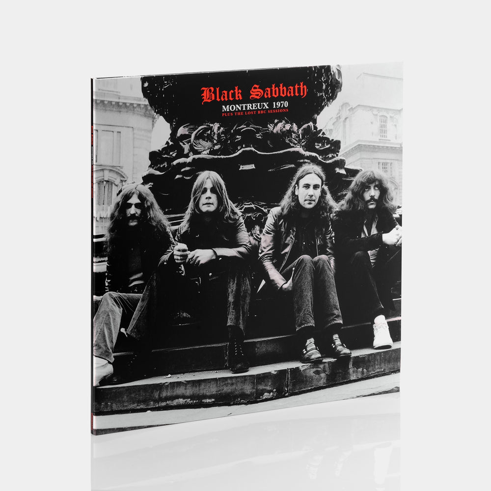 BLACK SABBATH -Montreux 1970 & Lost BBC Sessions Limited Edition Import, Clear & Red Splatter Vinyl LP