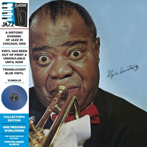 ARMSTRONG,LOUIS - DEFINITIVE ALBUM BY LOUIS ARMSTRONG - BLUE Vinyl LP