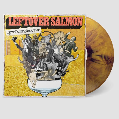 LEFTOVER SALMON - LET'S PARTY ABOUT IT - DEEP YELLOW / PURPLE Vinyl LP