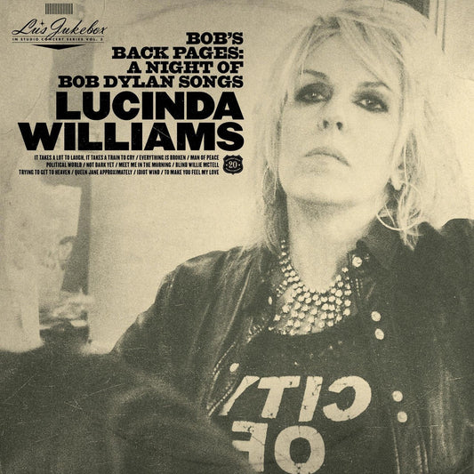 WILLIAMS,LUCINDA - LU'S JUKEBOX VOL. 3: BOB'S BACK PAGES: A NIGHT OF Vinyl LP