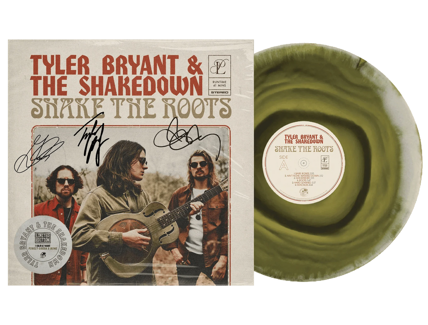 Tyler Bryant & The Shakedown-Shake The Roots Autographed Colored Vinyl LP