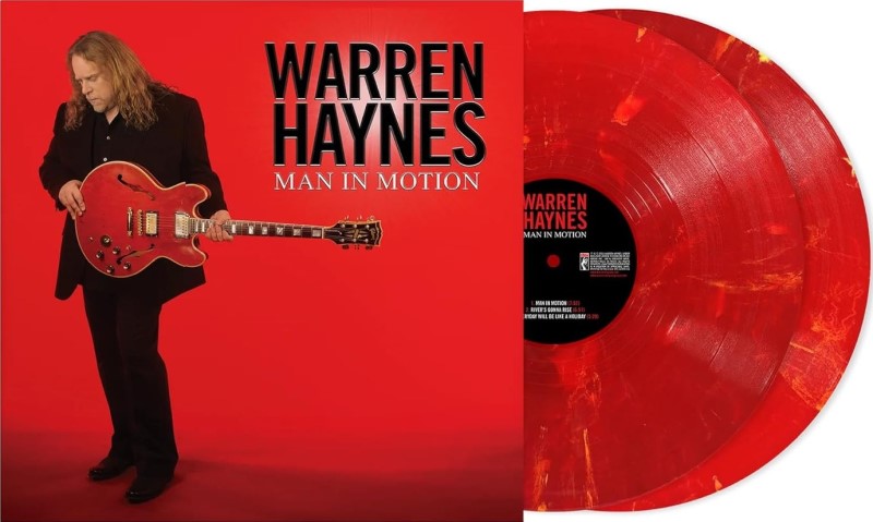 Warren Haynes - MAN IN MOTION Red Vinyl LP